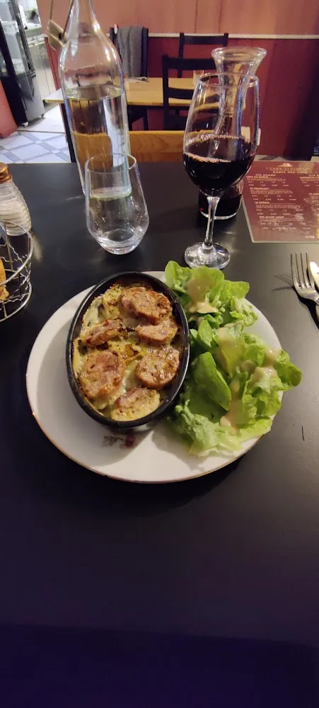 Gratin de Pom de Terre Andouillette Mes